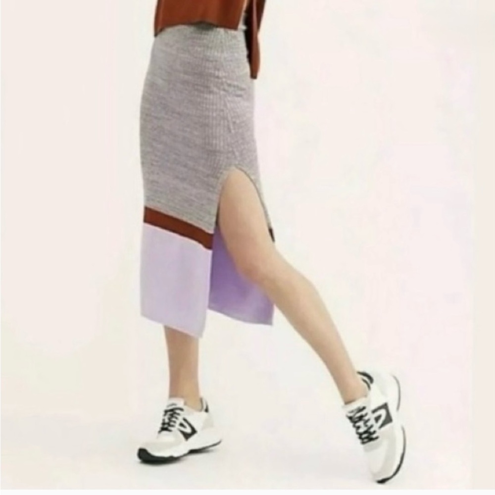 Free People Knit Midi Skirt